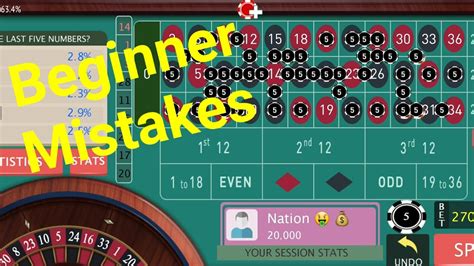  roulette mistakes